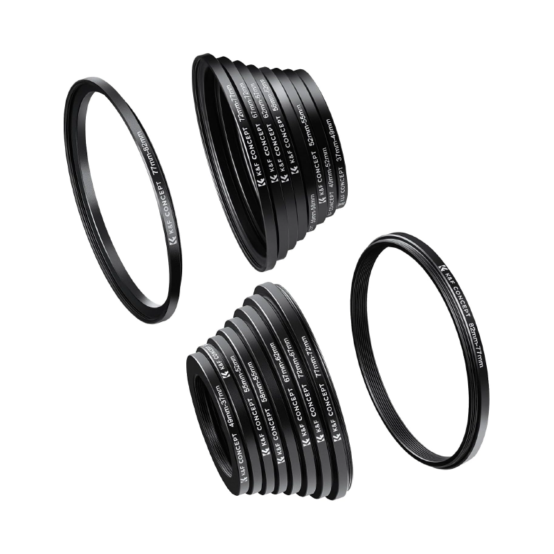 kit de anillo adaptador de filtro 37 a 82 mm Expansor