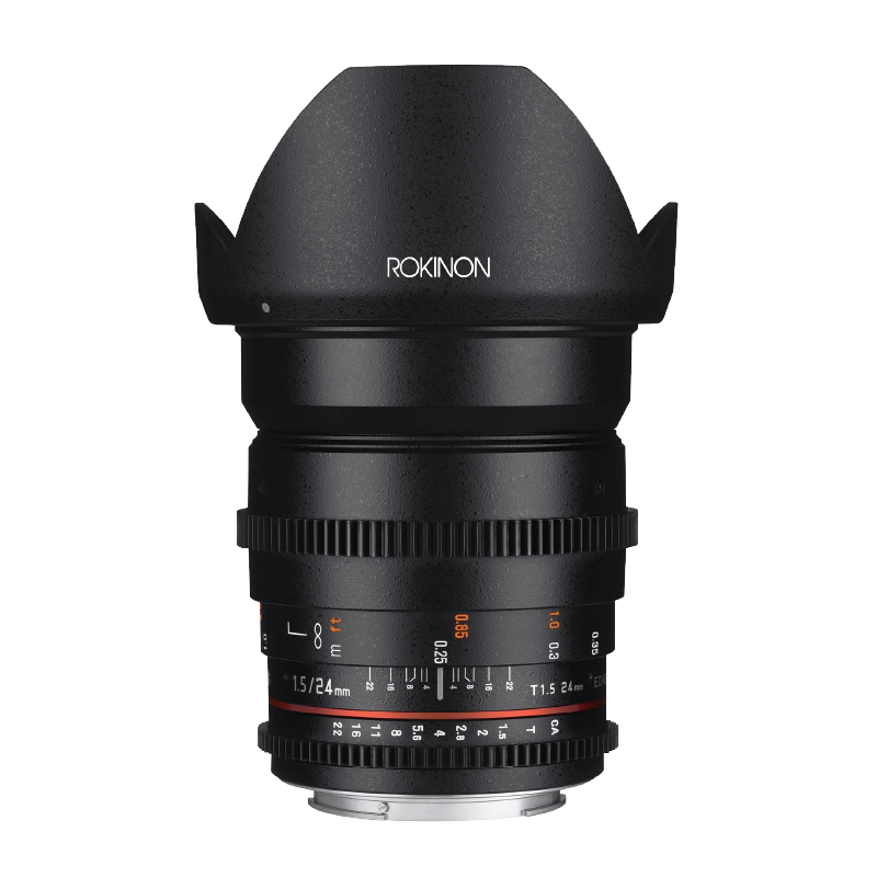 Lente Rokinon EF 24 mm T1.5 - (77ø) FF