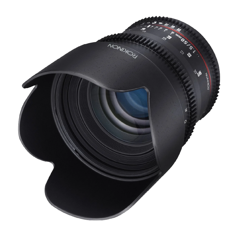 Lente Rokinon EF 50 mm T1.5 - EF (77ø) FF
