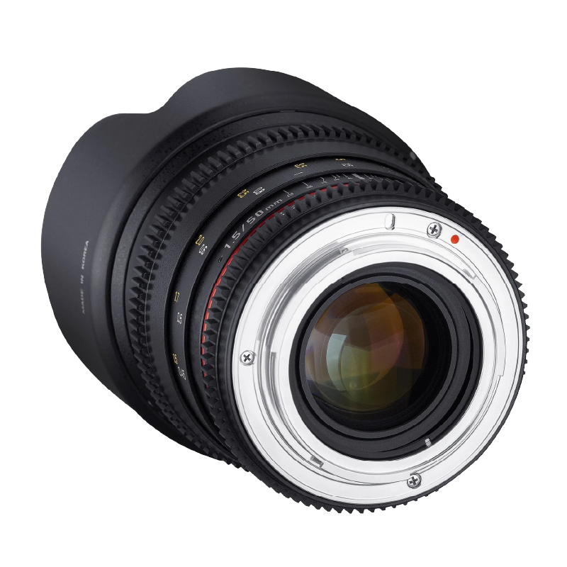 Lente Rokinon EF 50 mm T1.5 - EF (77ø) FF