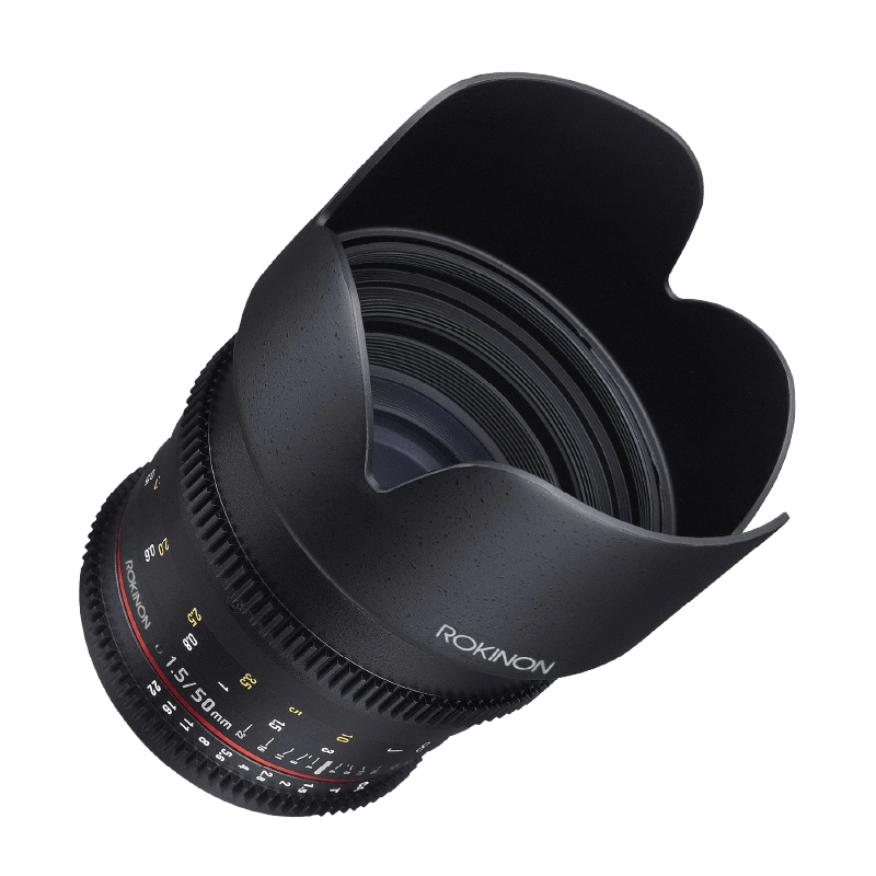 Lente Rokinon EF 50 mm T1.5 - EF (77ø) FF